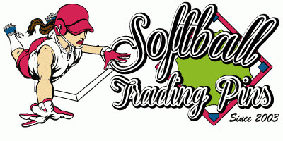 Softball Trading Pins logo